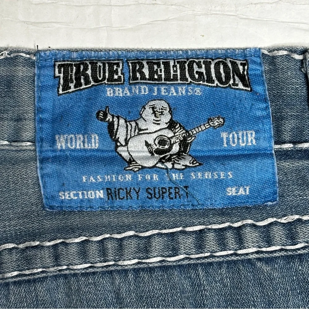 Vintage True Religion Ricky Super-T Baggy Fit Distressed Jeans